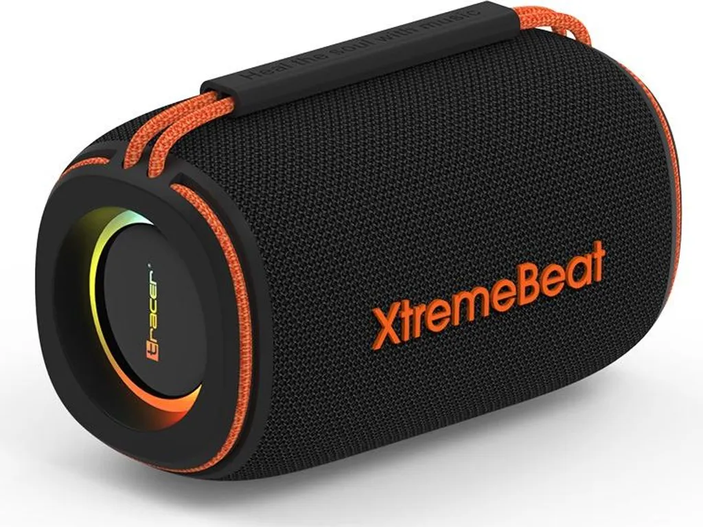 Tracer XtremeBeat Lite Enceinte Bluetooth 10W USB-C Noir et Orange