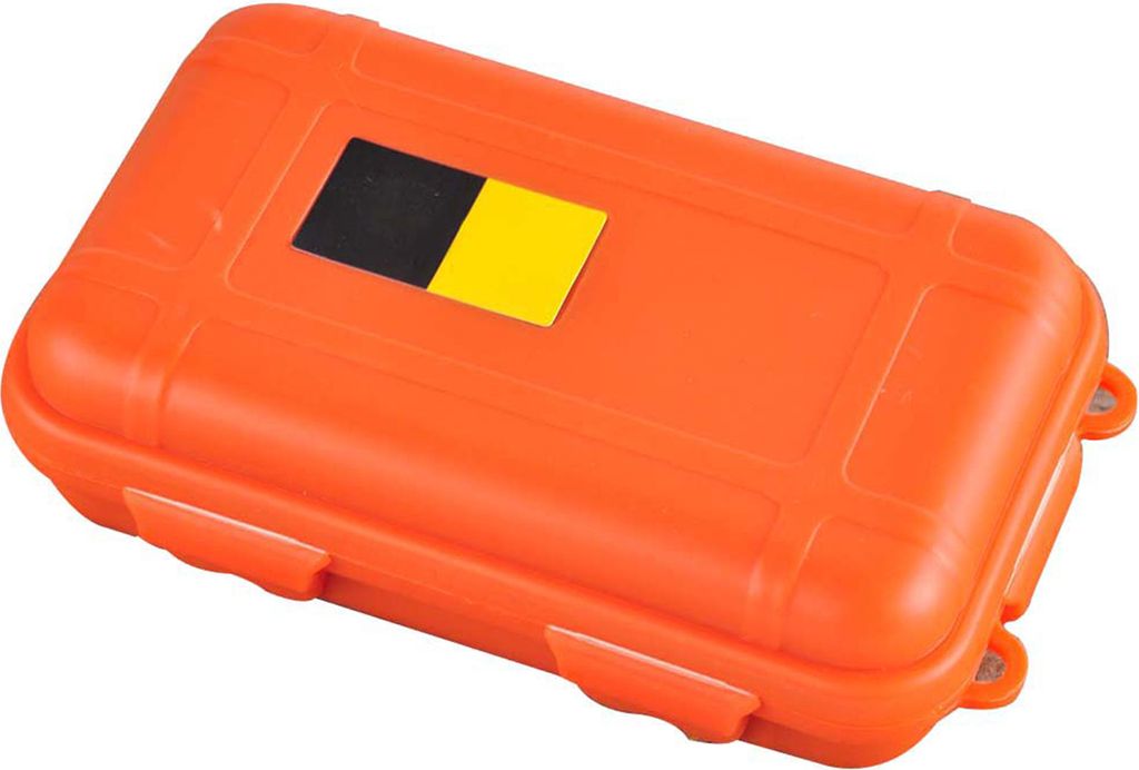 Outdoor Wasserdichter, stoßfester Aufbewahrungs-Überlebensbehälter, luftdichter Koffer, Tragetasche, S, Orange