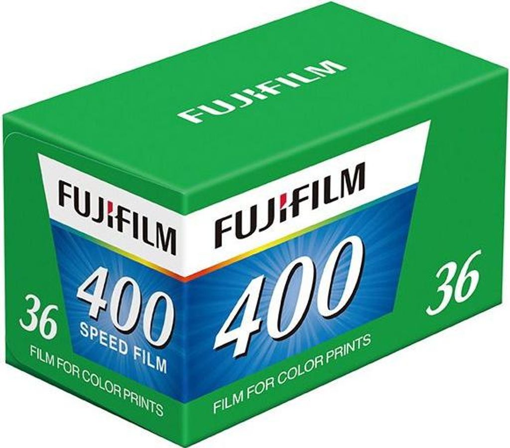 A product box for Fujifilm film.