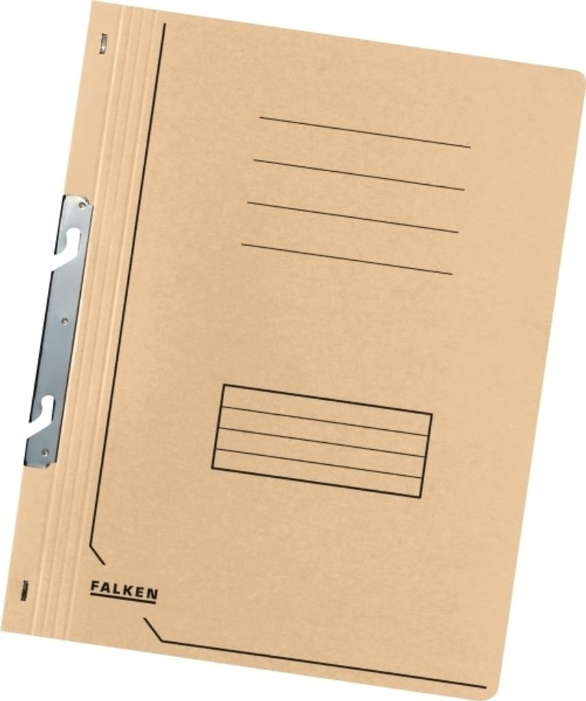 Falken Einhakhefter 80000854 DIN A4 ganzer Deckel kaufm. Heftung ch 1 Pack 50 - A4