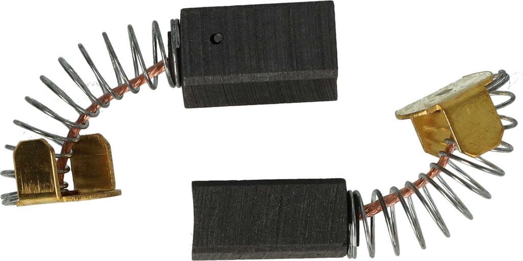 vhbw 2x Kohlebürste 14 x 8 x 5 mm kompatibel mit Einhell TH-SM 2131 Dual, BT-SM 2131 Dual Gehrungssäge + Feder