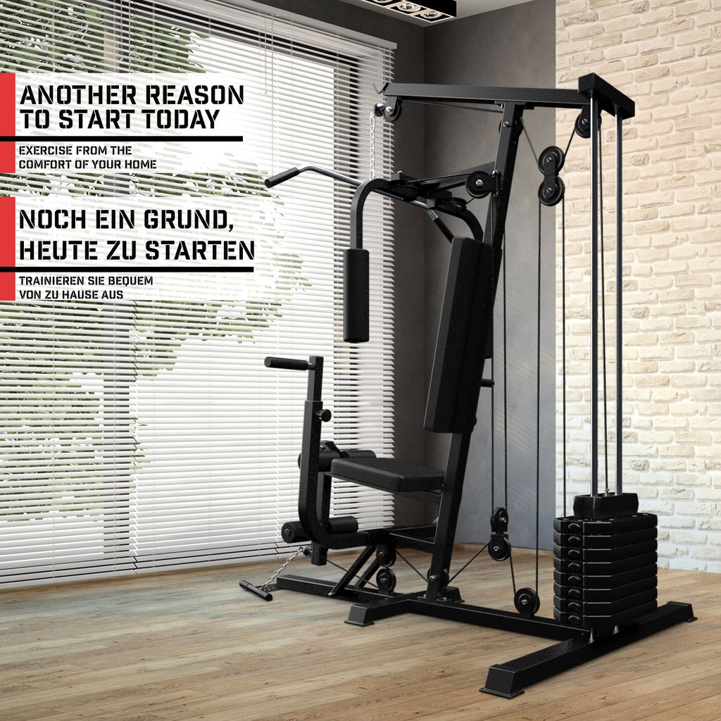 Physionics® Kraftstation - Verstellbar, Latzug, Butterfly, Produktbild 6