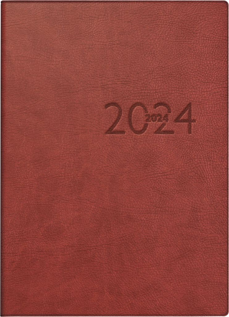 2024 rido/idé TaschenkalenderTech.I bordeaux