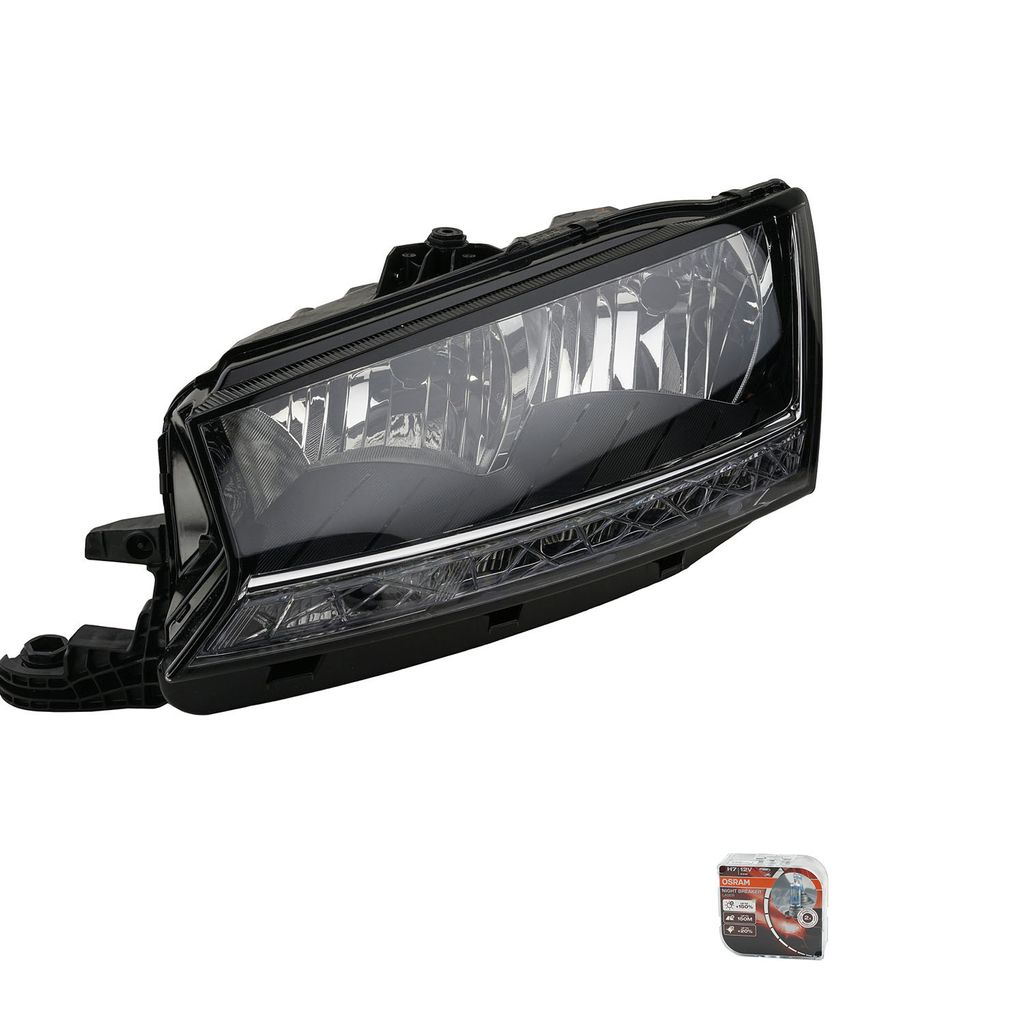 Scheinwerfer Osram Night Breaker Laser kompatibel zu Skoda Fabia 18- Li TFL LED 6V1941015D Johns