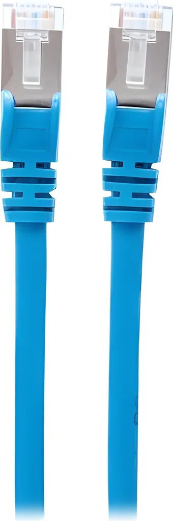 INTELLINET Patchkabel Cat6a-Stecker/Cat7-Rohkabel 30m blau