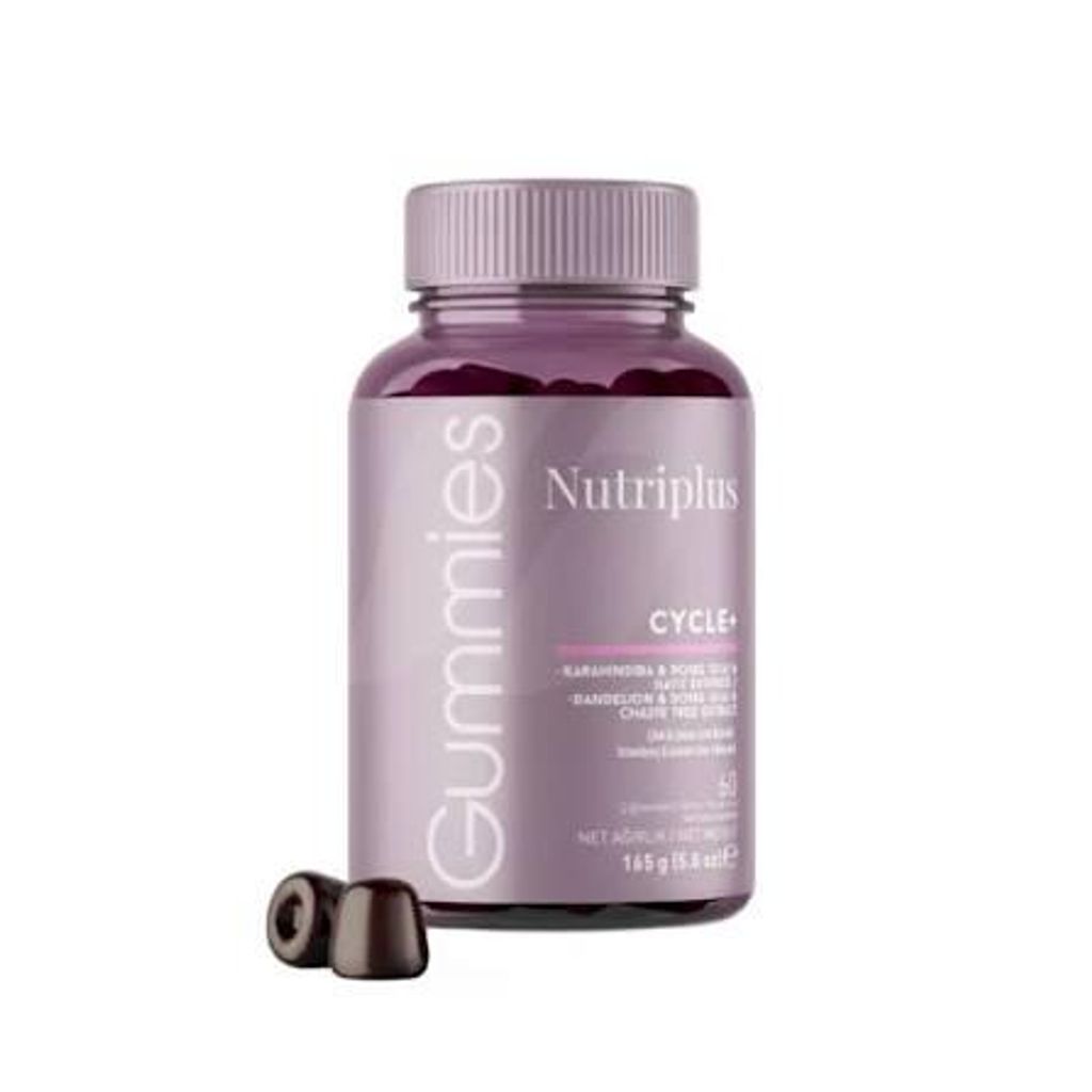 Nutriplus Cycle Gummies 60 Vegane Fruchtgummis – Produktbild 