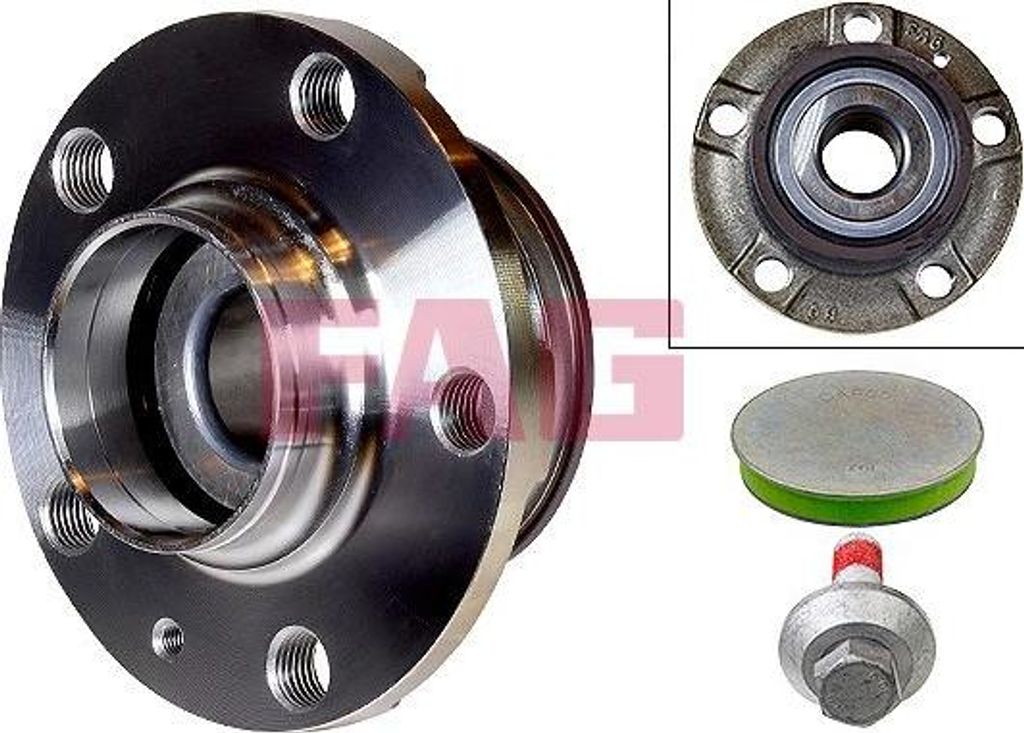 FAG 713 6110 50 Radlagersatz OE 2Q0598611 kompatibel mit A1 GB, Arona, Ibiza, Kamiq, Scala, Polo AE, T-Cross
