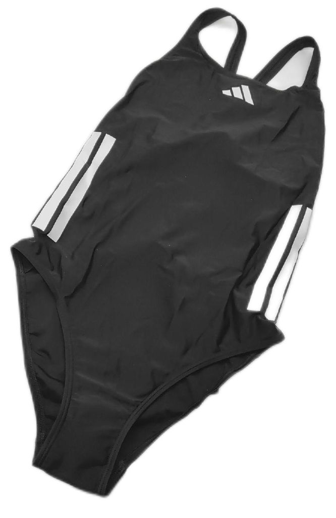 Adidas Badeanzug Damen Sportbekleidung 3 Streifen C Back Schwarz Weiß Bades