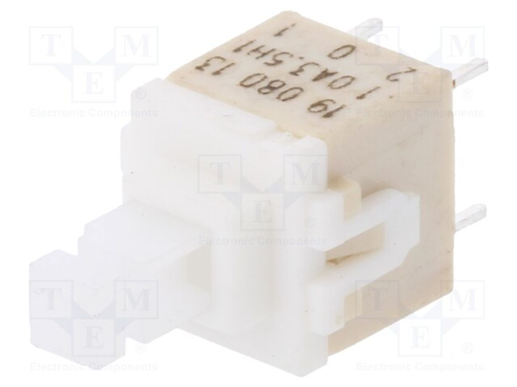 1x Schalter für Tastatur Fehlen 0,1A/32VDC Pos: 2 weiss THT PVA1 OA H1 3.5N V2 Tac
