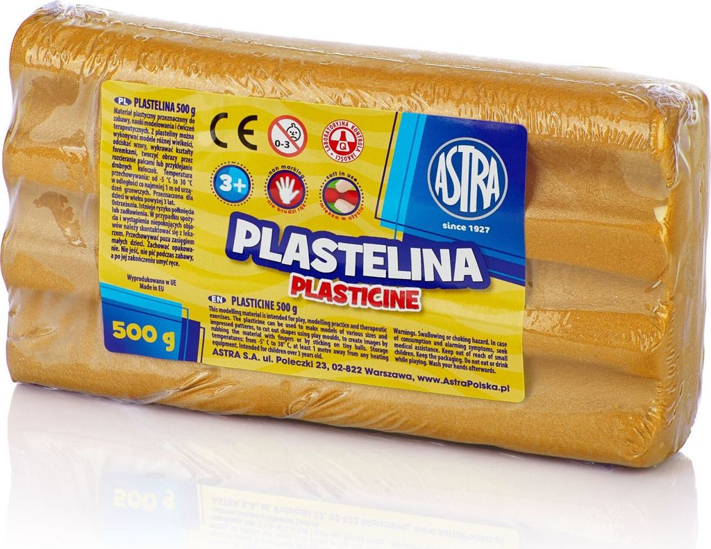 ASTRA Knetmasse 500g Metallic Gold, 303117014 Produktbild 
