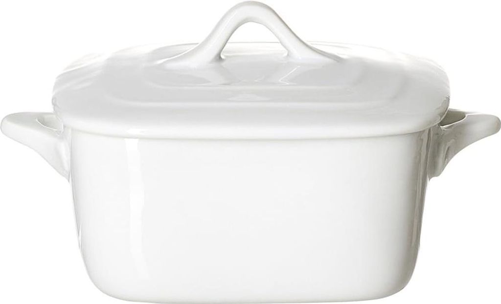 Ritzenhoff und Breker Bianco Mini Terrine eckig 10,5cm Produktbild 