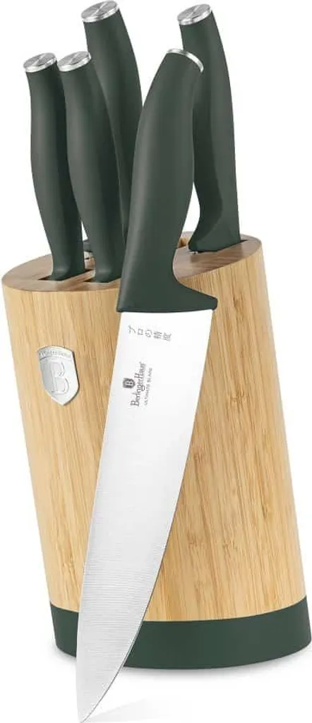 Set Coltelli Berlinger Haus BH2757 Verde Opaco - Design e Precisione