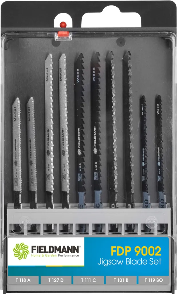 Set 10 Accessori Fieldmann FDP 9002 Lame T-mix per Legno e Metallo