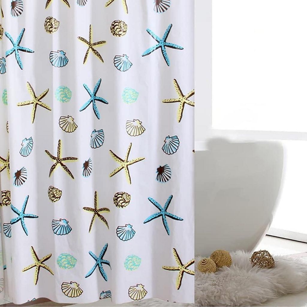 Vllcsla PEVA sprchový záves dlhý modrý 180x240cm Obrázok produktu 