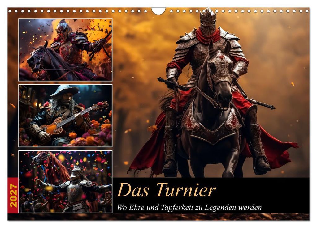 Das Turnier (Wandkalender 2027 DIN A3 quer), CALVENDO Monatskalender