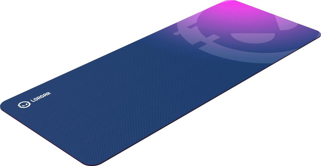 Lorgar LRG-GMP139, Blau, Pink, Abbildung, Schaum, Gummi, Gaming-Mauspad