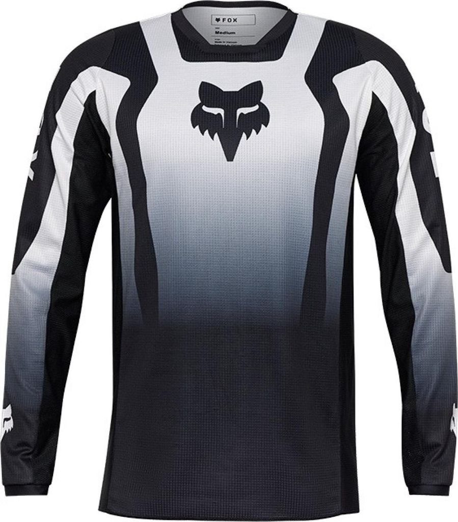 FOX 180 Lean Jersey Black/White XL Motocross Trikot