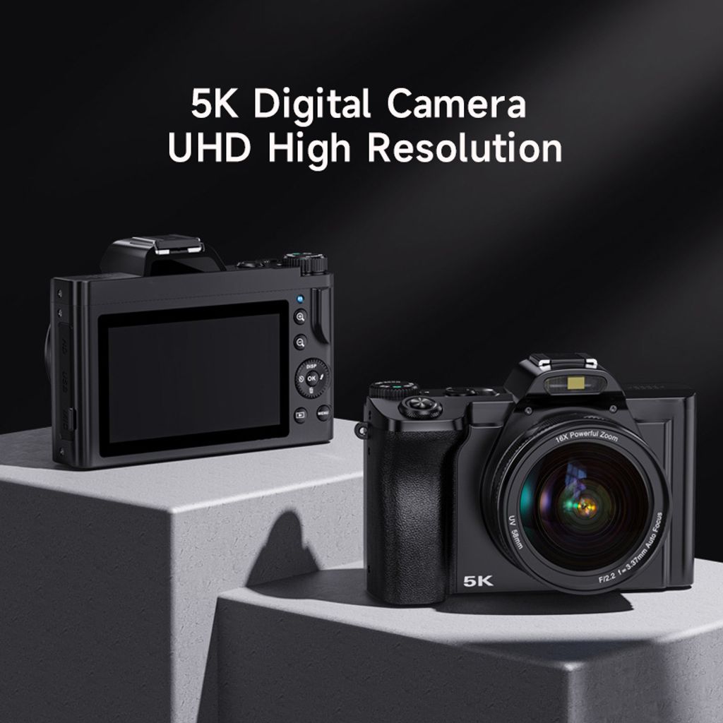 INF Digitální fotoaparát 5K/48MP/16X zoom/6osá stabilizace Obrázek produktu 5