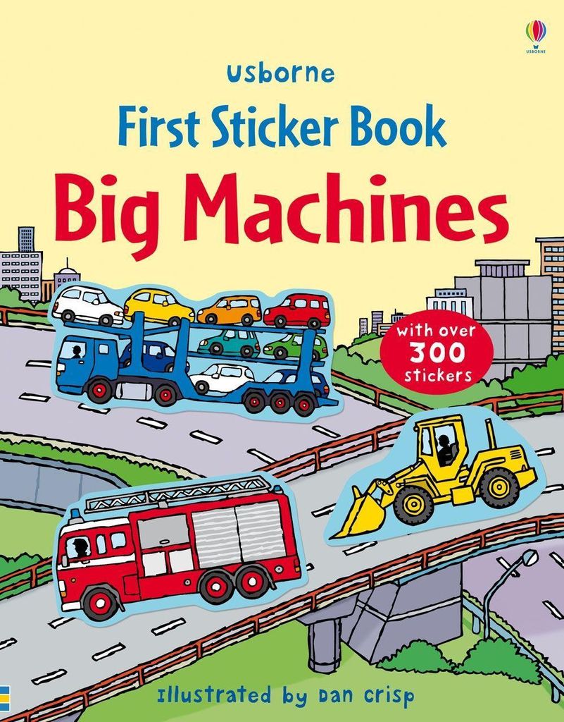 Big Machines Sticker Book – Lingua: Inglese