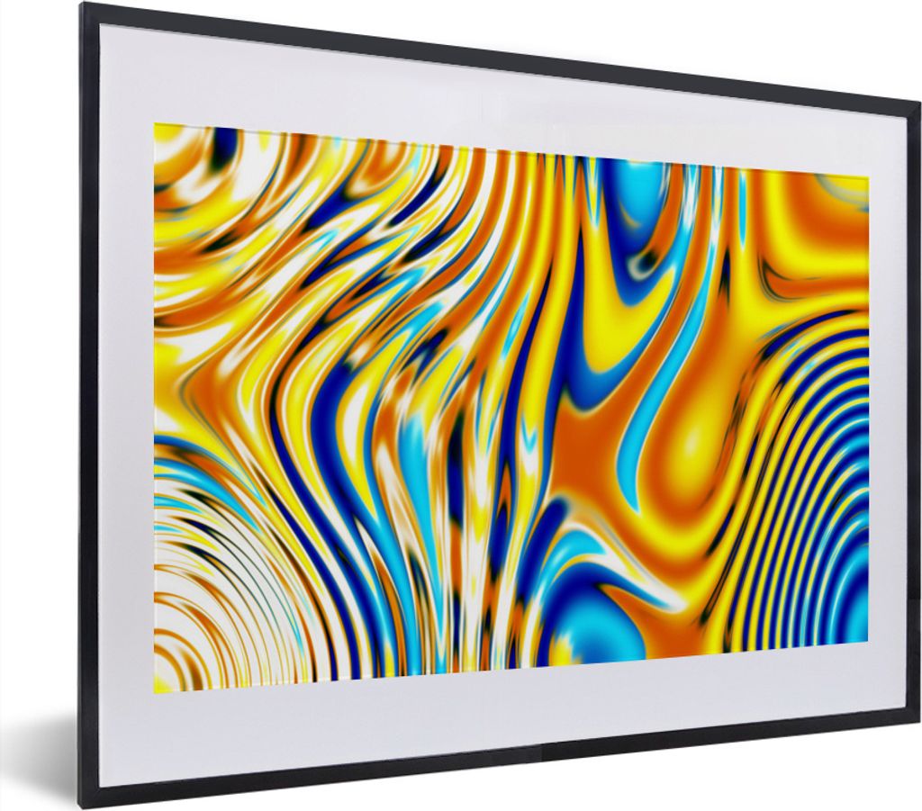 MuchoWow® MuchoWow® Gerahmtes Poster Kunst - Linie - Produktbild 