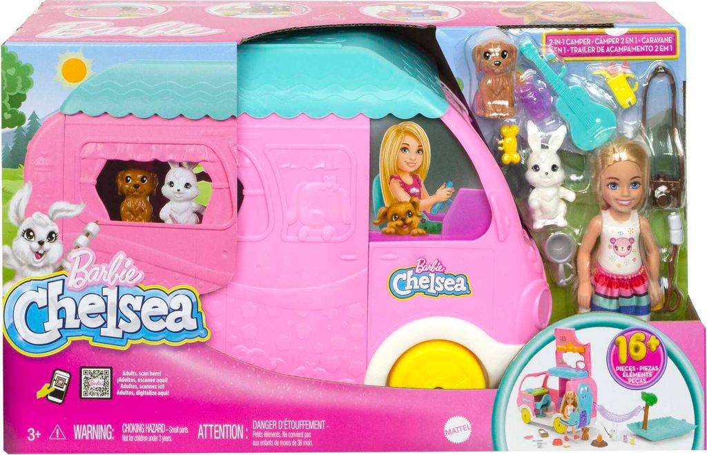 Barbie Chelsea HNH90, Modelka, Žena, 3 rok / roky, Dievča, Obrázok produktu 