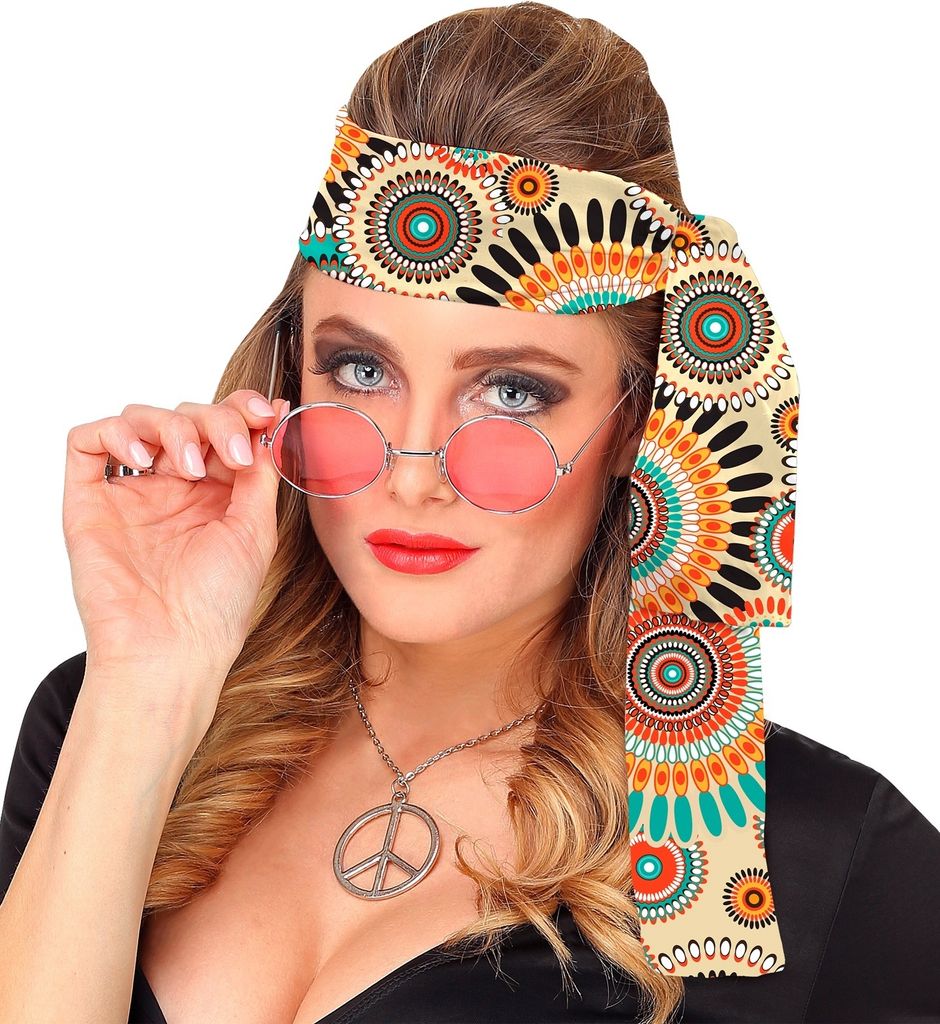 Hübsches Hippie Kopfband für Männer & Damen Boho Stirnband Produktbild 