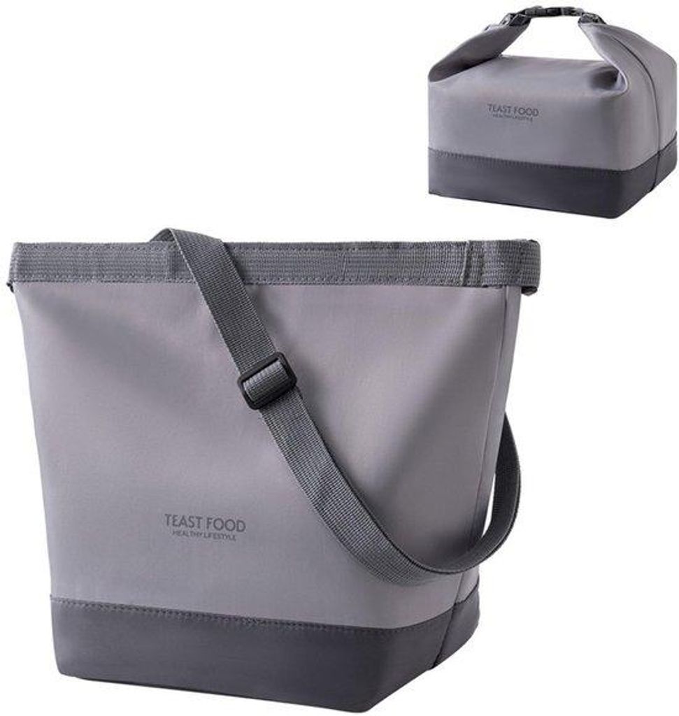Isolierter Lunchbeutel, Tragbarer Lunchkoffer, Faltbarer Isolierer, Wasserfest dank Roll-top Konstruktion, Wasserabweisender Innenraum, Faltbarer I...