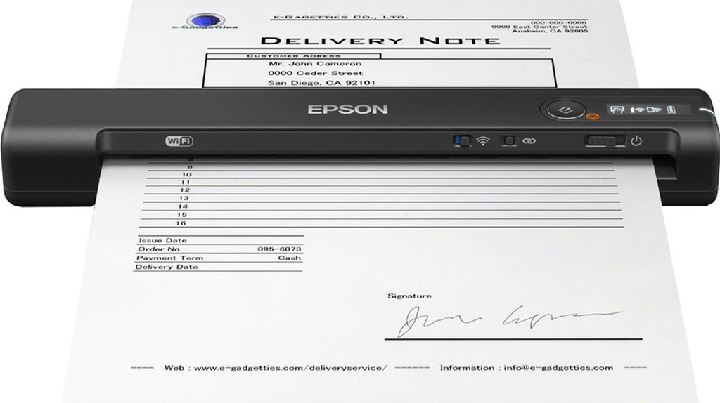 Epson WorkForce ES-60W 600 x 600 DPI A4 Schwarz