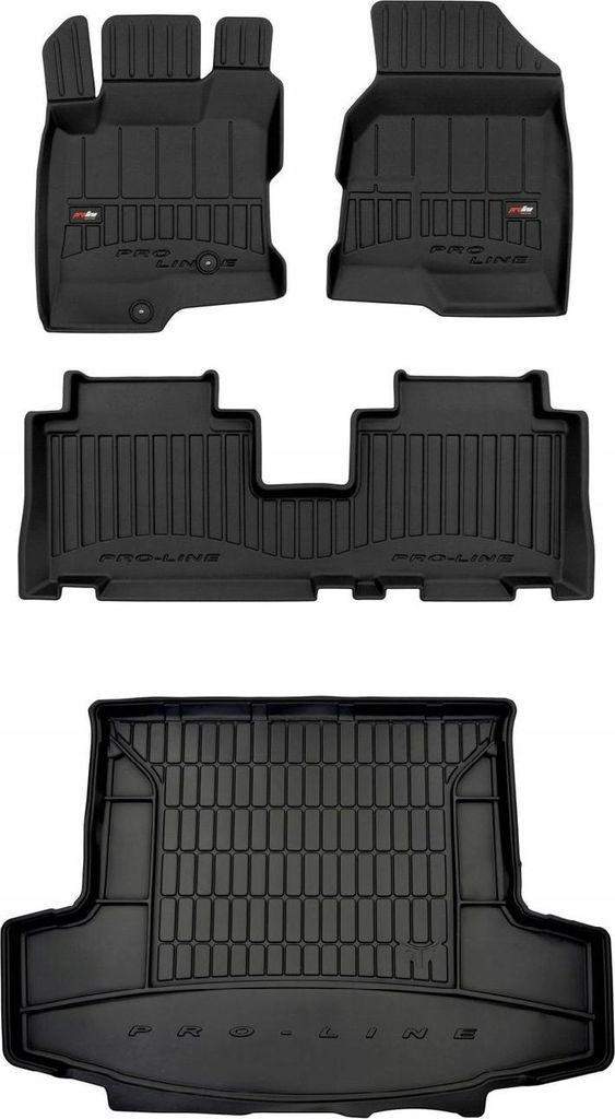 3D SET Gummimatten und Abdeckung Chevrolet Captiva 1 2006-2015
