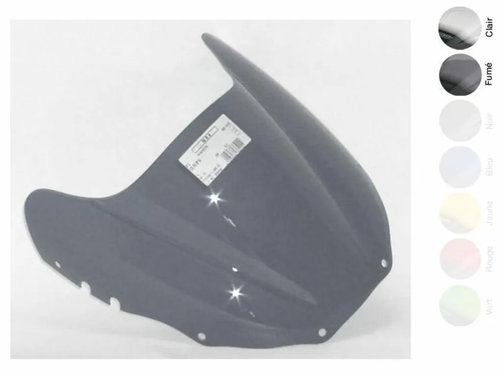 Bulle Racing MRA pour Yamaha YZF 750 R : Protection Air Gris Fumé