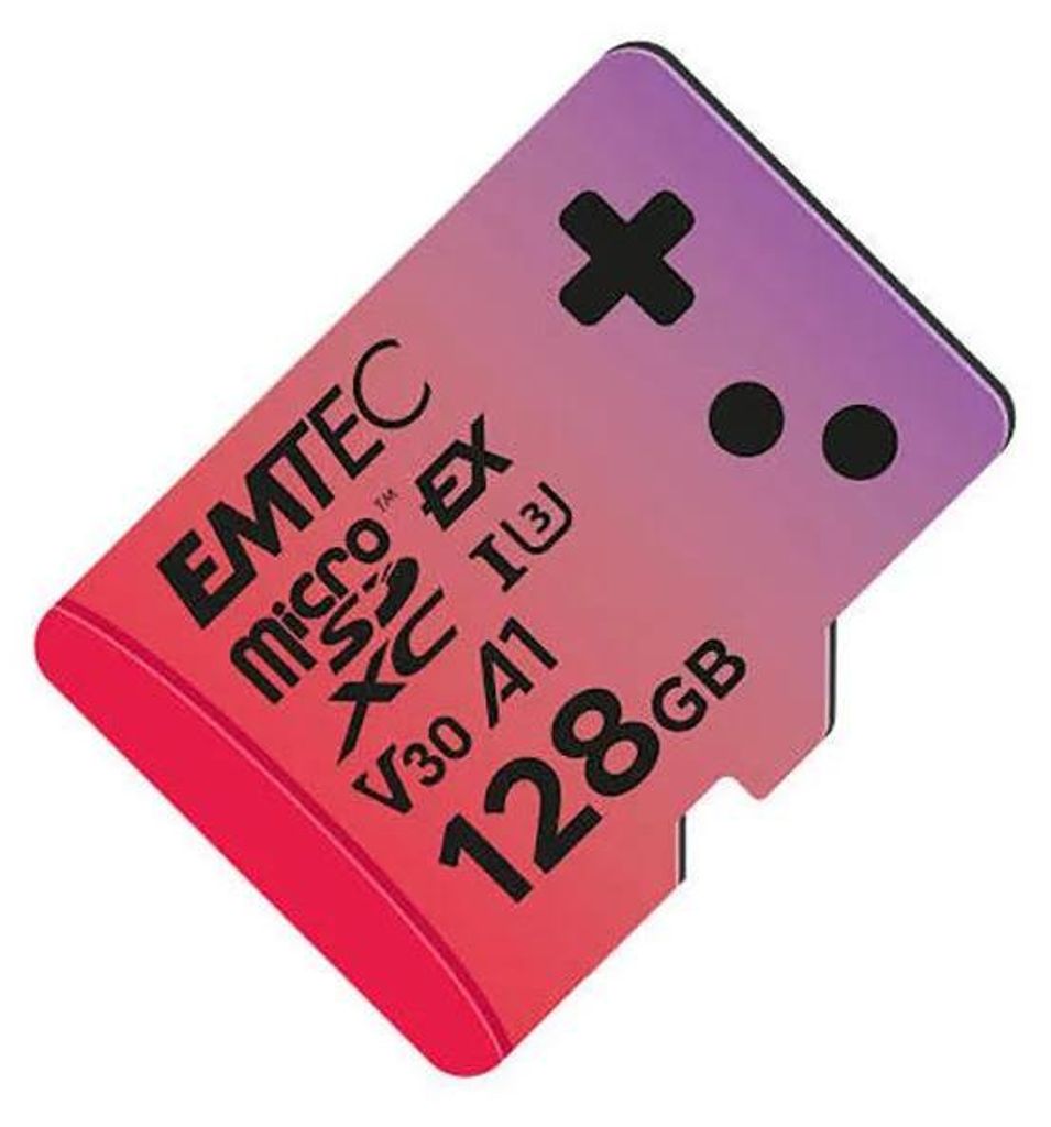Emtec ECMSDM128GEXG, 128 GB, MicroSDXC, UHS-I, 880 MB/s, 550 MB/s, Class 3 (U3)