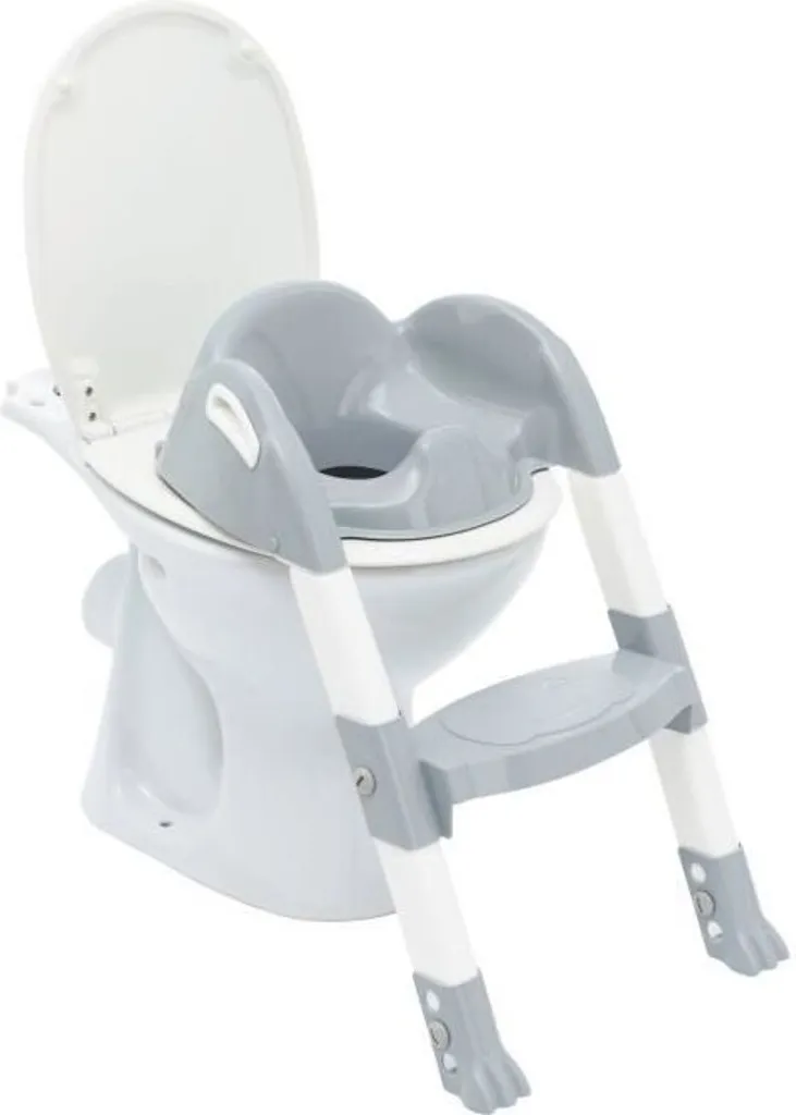 Kiddyloo Thermobaby Grigio Charme: Il Riduttore WC Top per Autonomia