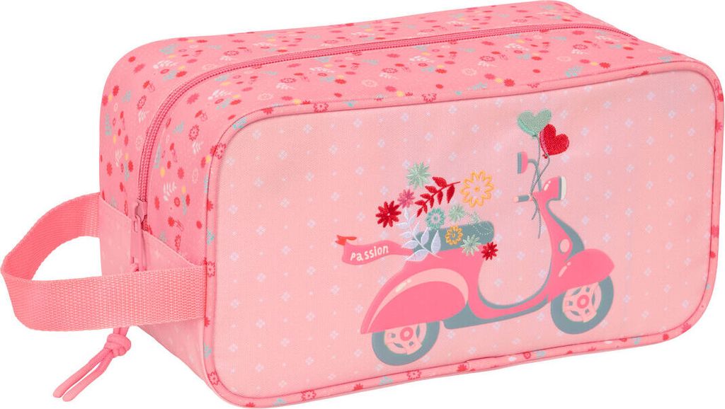 Schuhtasche für die Reise Moos Passion Bunt 29 x 15 x 14 cm