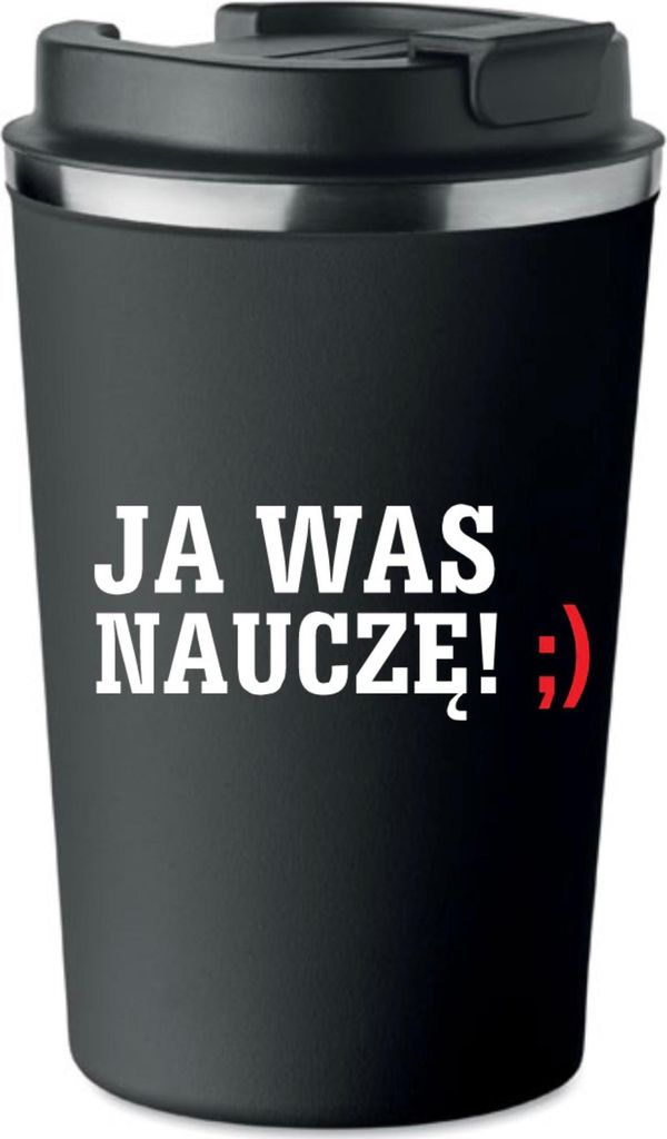Premium Thermobecher zum Lehrertag Geschenk I WILL TEACH YOU KT_122