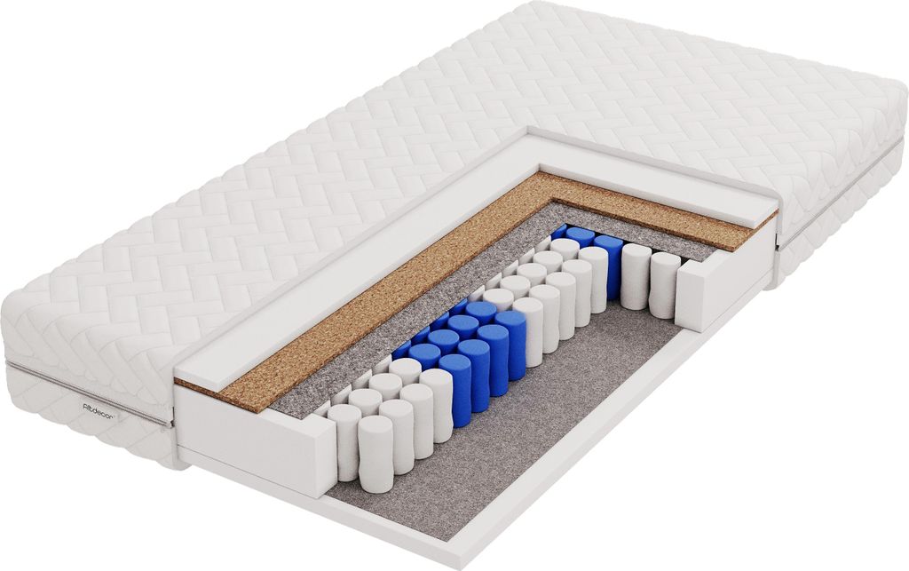 ALTDECOR Matratze 160x200 Härtegrad H3 & H4 - 19 cm Taschenfederkernmatratze Bett Matratzen mit ergonomische 7 Zonen Hypoallergen & Antibakteriell...