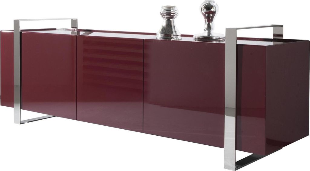 Luxus Kommode Design Einrichtung Sideboard Möbel Boiserie Italia Hochglanz Neu