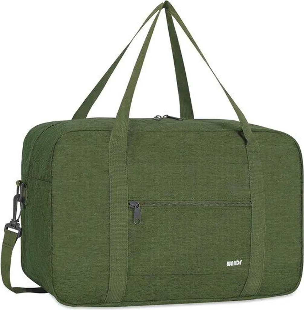 Sac de sport pliable 20L denim vert militaire avec bandoulière 40x20x25