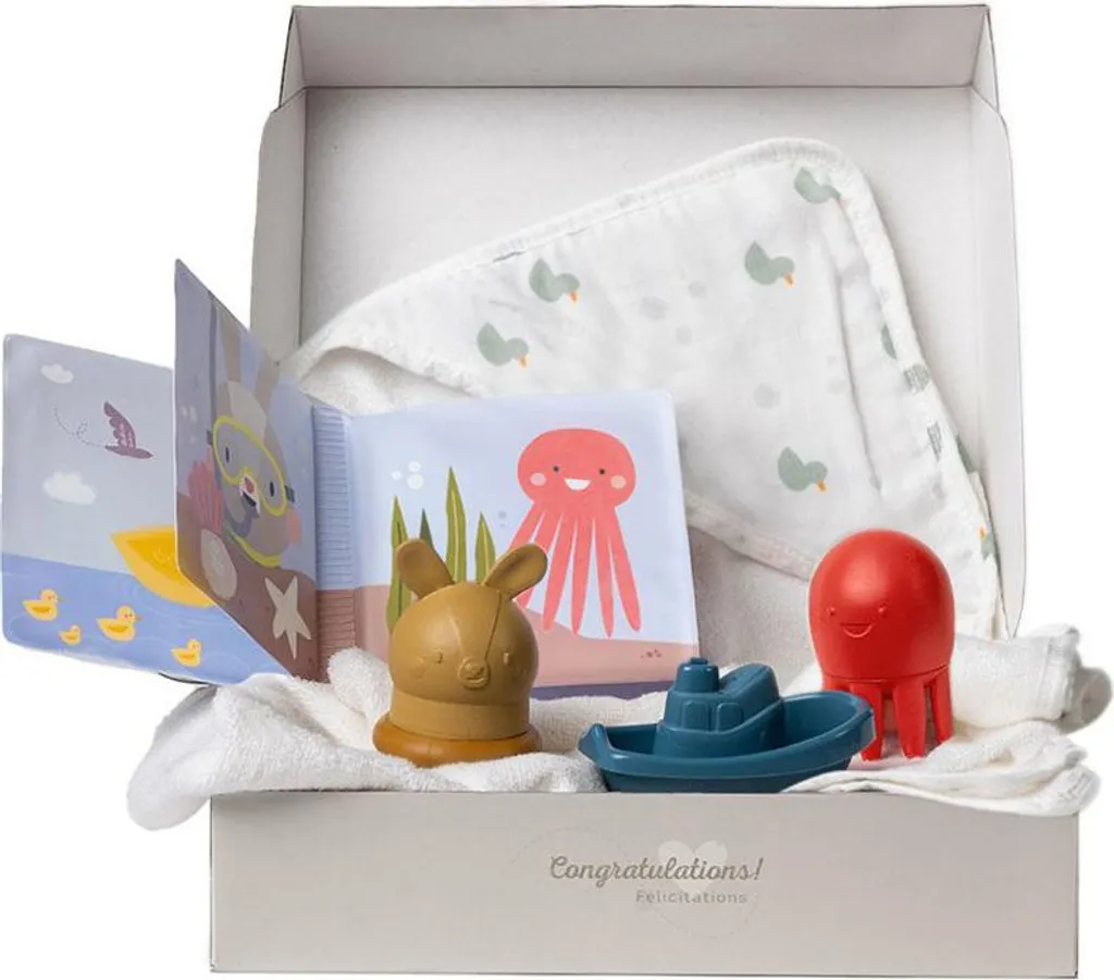 Jouets de bain pour bébé Tay Toys avec figurines et accessoires d'eau