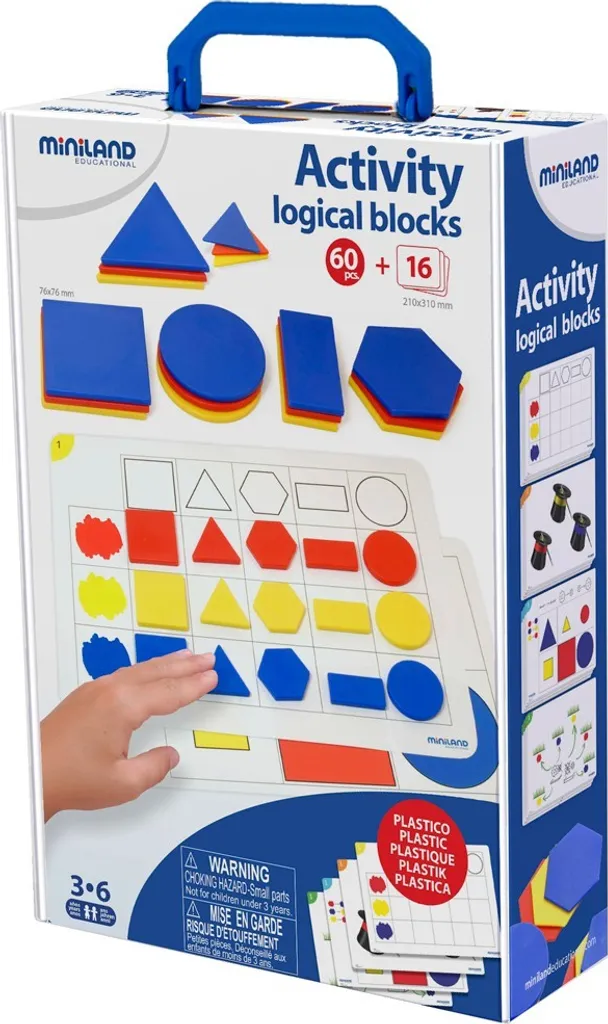 Matériel de géométrie Montessori - Jeu de figures géométriques pour l'école