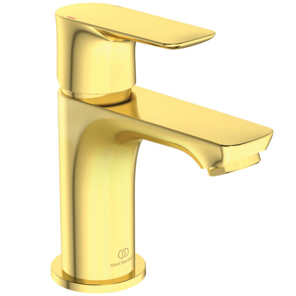 Ideal Standard Waschtischarmatur Connect Air ohne Ablaufgarnitur Piccolo, Ausladung 90mm A7018A2 Brushed Gold