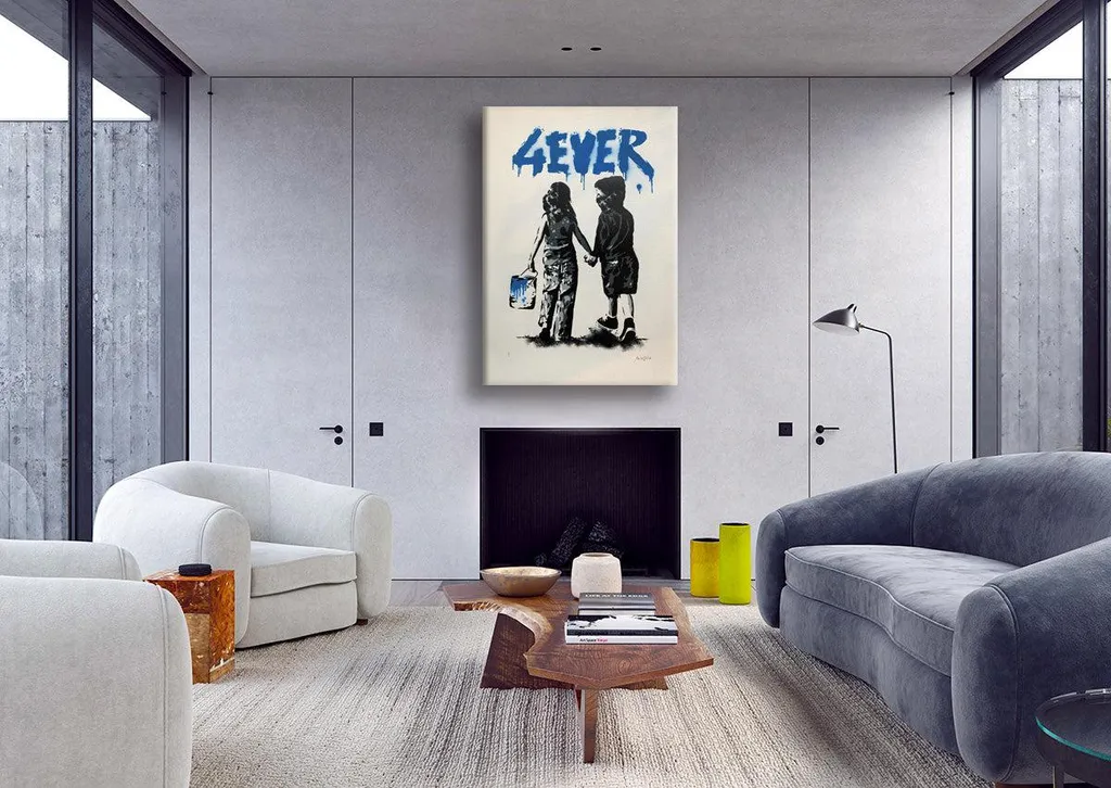 Decorazione Parete 70x100 4Ever: Quadro su Tela Canvas Contemporaneo
