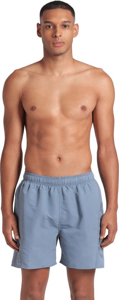 arena Badehose Herren Fundamentals Logo R, Größe:M, Farbe:Grau