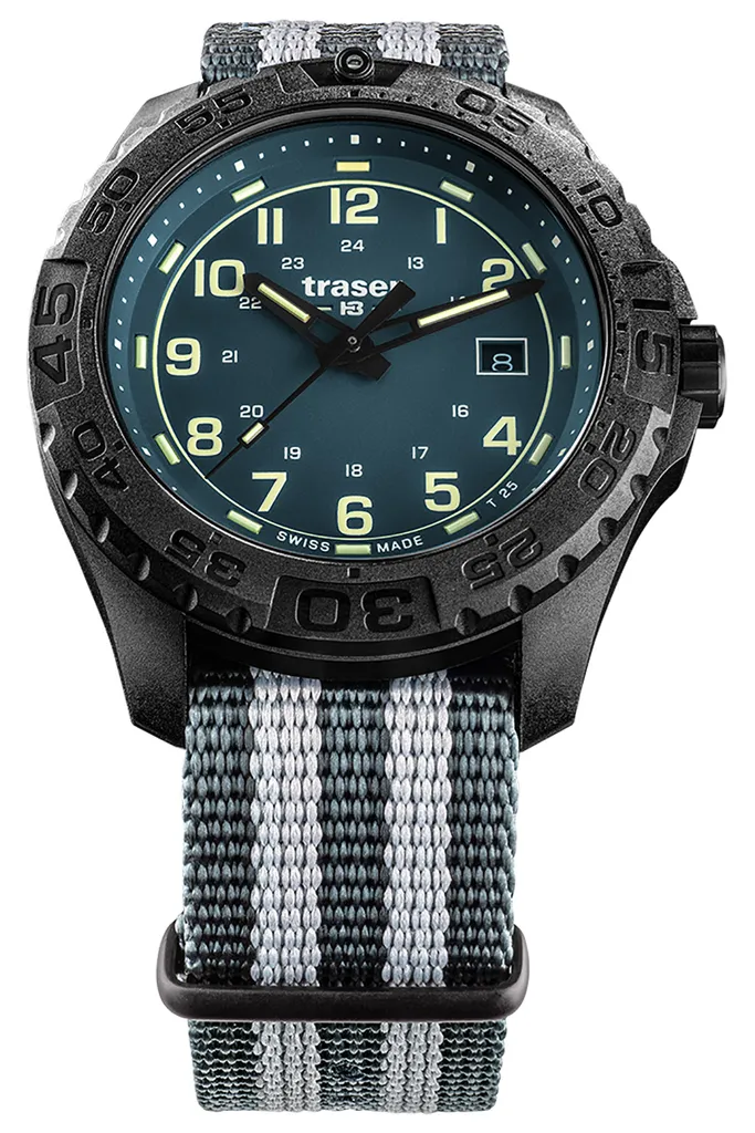 Montre Tactique Homme Traser P96 OdP Evolution Quartz Bleu Pétrole