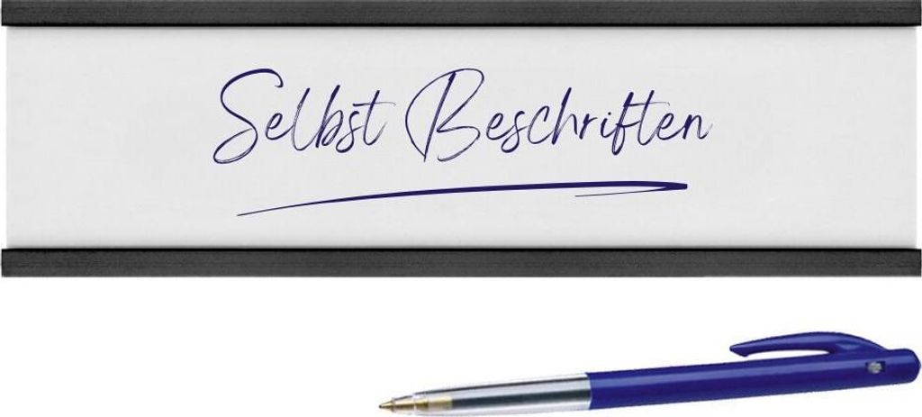 CombiCraft Magnetische Etikettenhalter 100x30 mm- Set von 5 für Effiziente Organisation