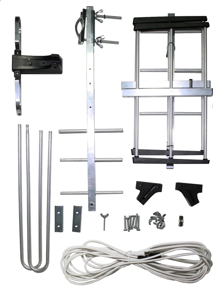 Antenne Extérieure pour Camping-car ou Maison avec Câble 8,5m DVB-T2 - 4
