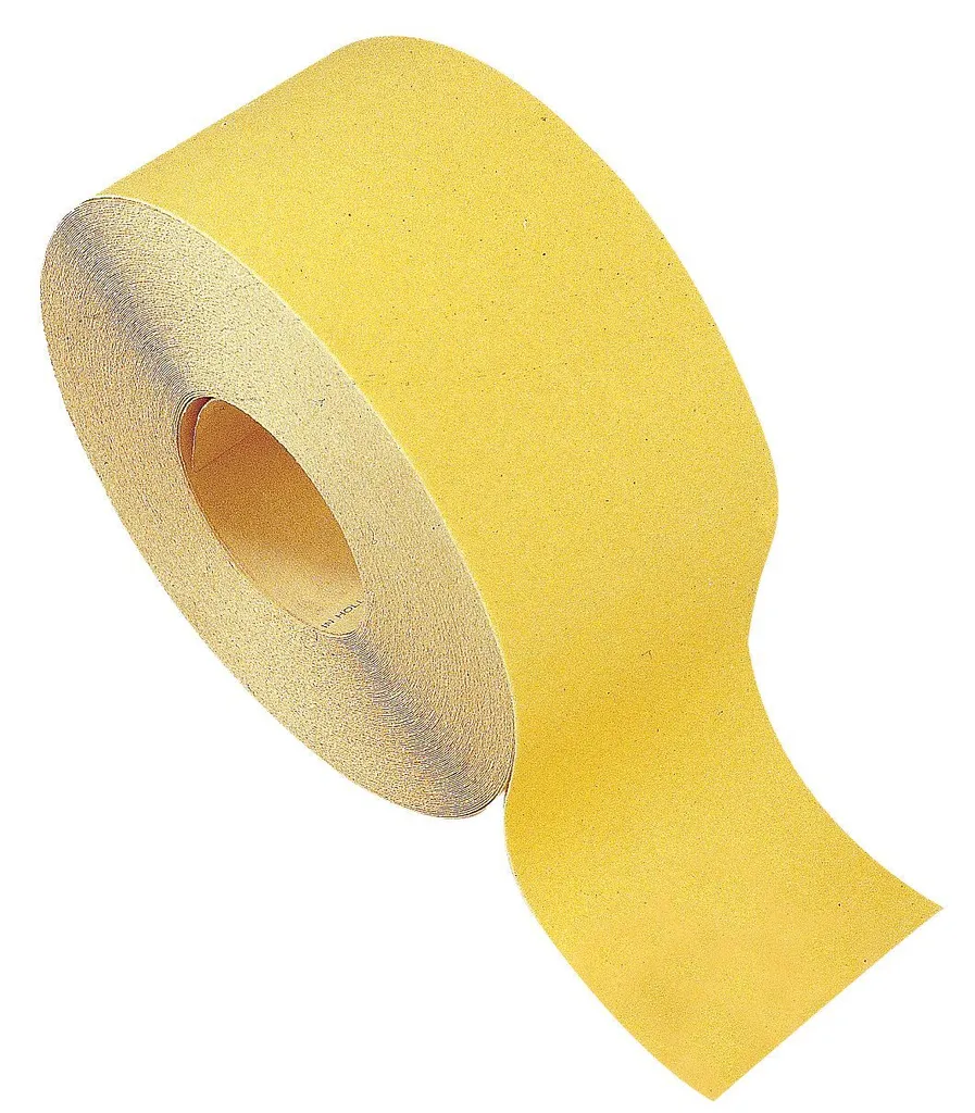 Calflex-KFP/GOLD100/25.40-Rotoli di carta adesiva giallo ossido di alluminio (100 mm x Gr.40)