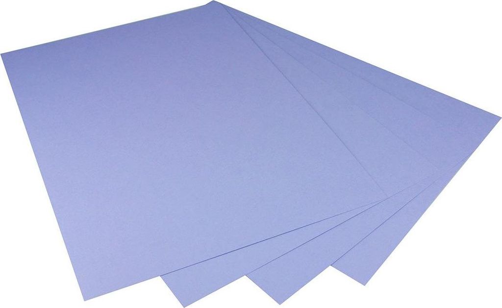 HAPPY COLOR 4Stk. A4 Karton Papier Tonpapier Tonzeichenpapier 170g, lavendel