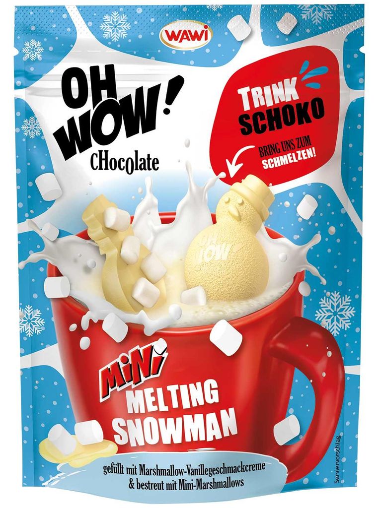 OH WOW! Chocolate Mini Melting Snowman Produktbild 