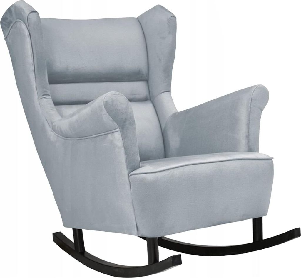 Family Meble Schaukelsessel Zoja Relaxsessel Skandinavisch Bequemer Ohrensessel Loungesessel Fernsehsessel Für Wohnzimmer Schlafzimmer Büro (MONO...
