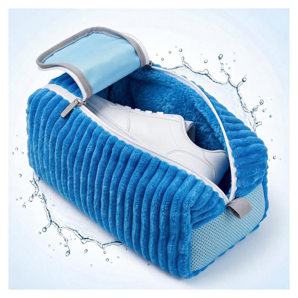 Schuhwaschbeutel für die Waschmaschine – Wäschenetz mit Produktbild 